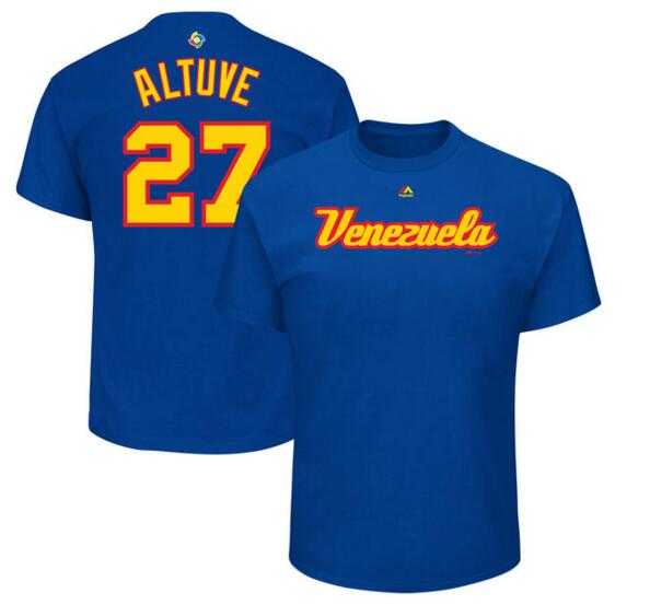 Puerto Rico Baseball 27 Jose Altuve Majestic 2017 World Baseball Classic Name & Number T-Shirt Royal,We sell and wholesale Puerto Rico Baseball 27 Jose Altuve Majestic 2017 World Baseball Classic Name & Number T-Shirt Royal on line form chian!